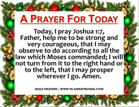 Prayer for Today - Sun 6 Dec 2020